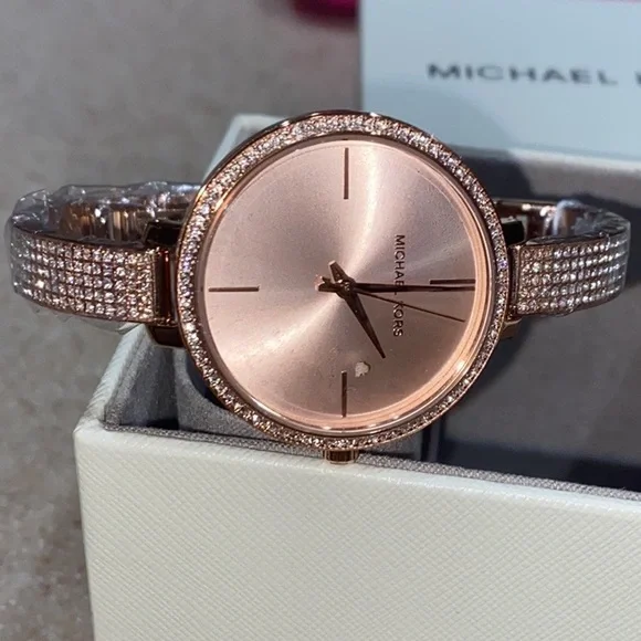 Michael Kors Jaryn Pave Bangle Watch 36mm